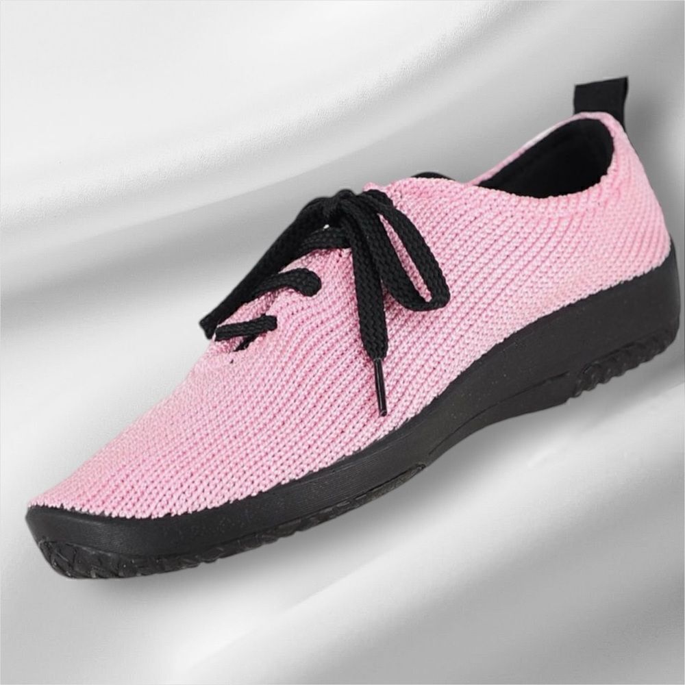 ARCOPEDICO Women’s LS Knit Lace-Up Shoes in the Size 41/9.5-10 US in Pink Color
